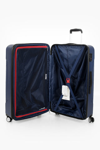  TRACKLITE Large Trolley 78cm 4W Expandable Dark Navy