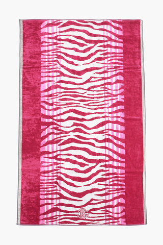 HOME telo bagno in spugna motivo zebra 95x180cm