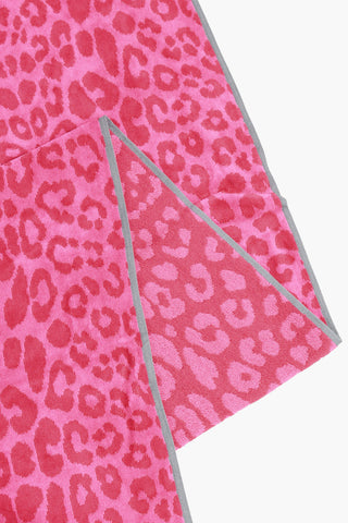 HOME 100x150cm animal printed cotton bath sheet