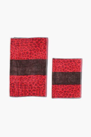HOME animal patterned sponge 1+1 towels