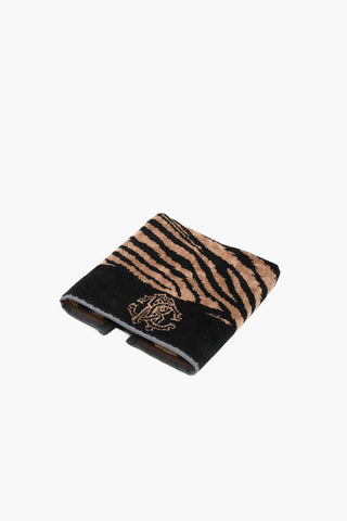 HOME 40x60cm animal patterned cotton bath sheet