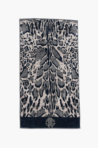 HOME 60x110cm animal printed cotton towel