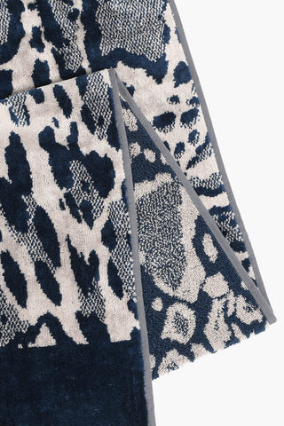 HOME 60x110cm animal printed cotton towel