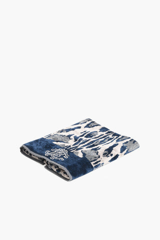 HOME 60x110cm animal printed cotton towel