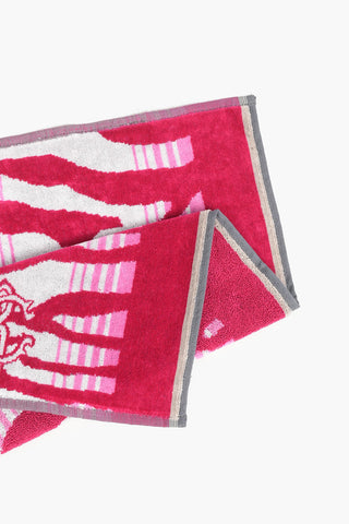 HOME asciugamano in cotone motivo zebra 40x60cm