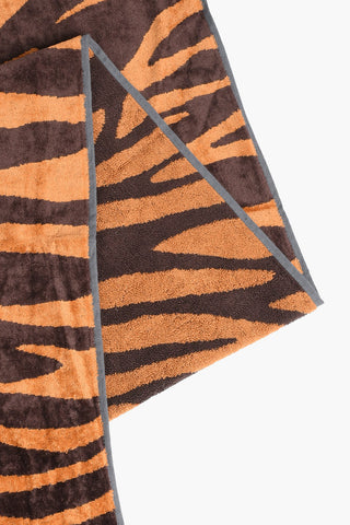HOME telo bagno in spugna motivo zebra 95x150cm