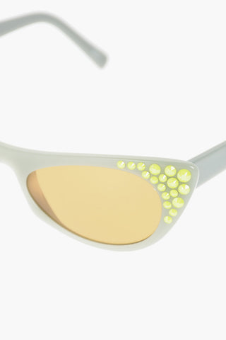 ANTONIA cat eye ELIZA sunglasses with Rhinestones details
