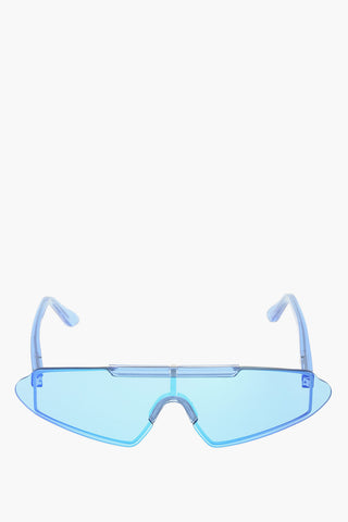 mirrored lenses mask sunglasses