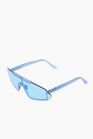 mirrored lenses mask sunglasses