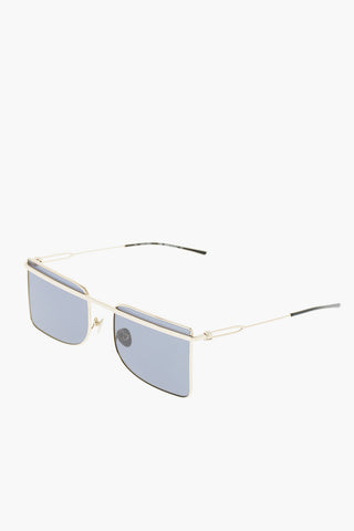 205W39NYC squared sunglasses with golden frame