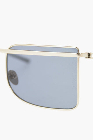 205W39NYC squared sunglasses with golden frame