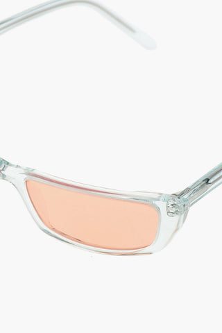 Orange Lenses Rectangular Sunglasses 