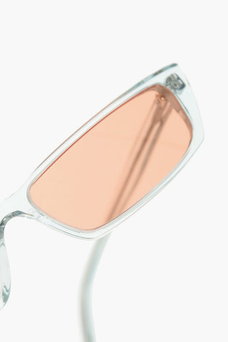 Orange Lenses Rectangular Sunglasses 