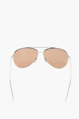 occhiali da sole aviator con montatura in metallo