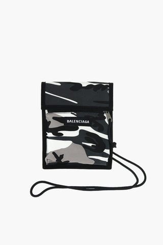 Camouflage Printed Recycled Nylon EXPLORER Crossbody Bag