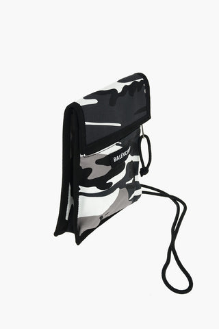 Camouflage Printed Recycled Nylon EXPLORER Crossbody Bag