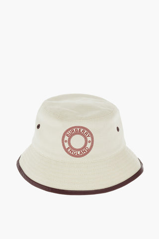 cotton Bucket with leather trimmings