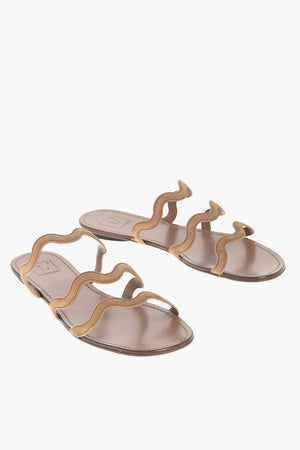 Cuir Sole Suede Slippers
