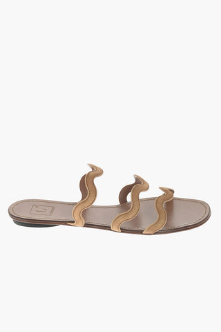 Cuir Sole Suede Slippers