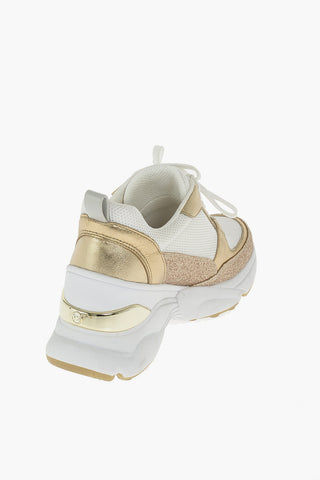 Glitter and Leather MICKEY Platform Sneakers