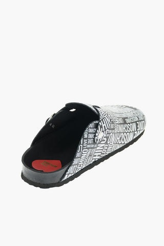 LOVE MOSCHINO Zweifarbige Sandalen BIRKI30 mit Logodruck