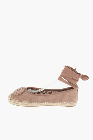 Ankle Tape Suede Espadrillas