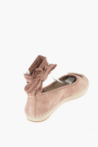 Ankle Tape Suede Espadrillas