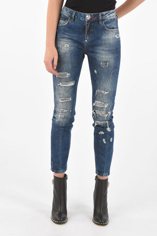 Boyfriend IF WE GONNA DO IT Strass Denims