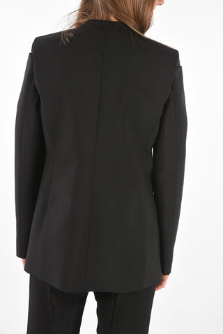 Single-breasted Cut-out Detail Blazer