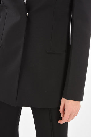 Single-breasted Cut-out Detail Blazer