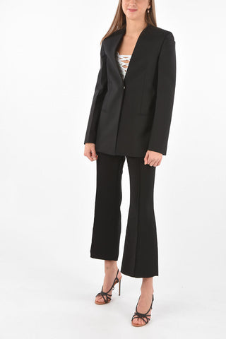 Single-breasted Cut-out Detail Blazer