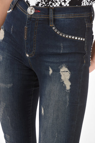 Dèlavè skinny fit CRYSTAL Distressed Denims