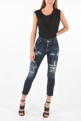 Distressed COOL GIRL High Rise Jeans