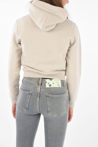 Felpa in Cotone PARIS FASHION WEEK con Cappuccio