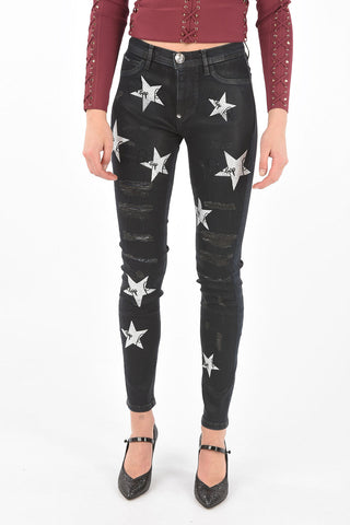 Printed TACSY Denims with Sequins