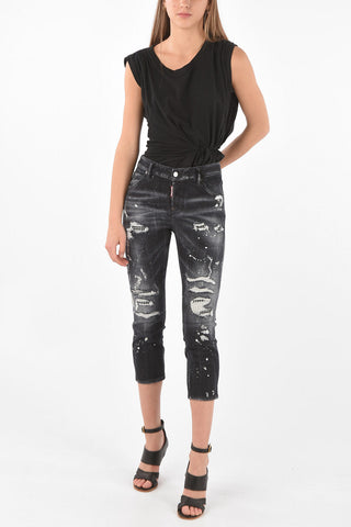 Distressed Jeans COOL GIRL with Jewel Details
