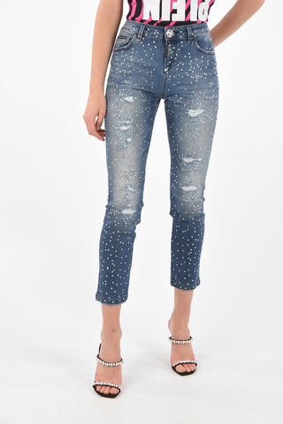 Jeans Boyfriend STATEMENT con Strass