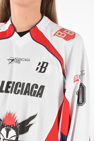 Long-sleeved HOCKEY Printed T-Shirt