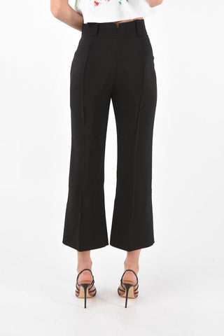 2 Pocket Front Pleated Flared Pants
