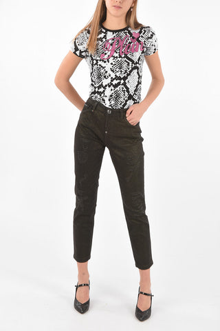 Lurex STATEMENT Boyfriend Denims