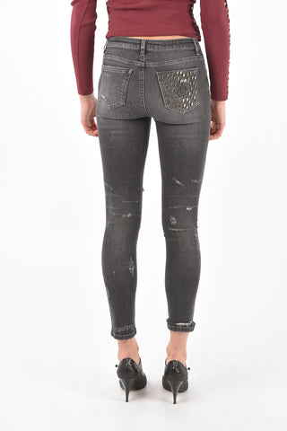 Studded Pocket GOOD MORNING GOD Denims