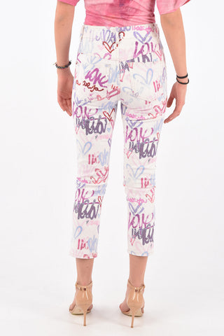 Pantaloni DILIANEBB in Denim Stampati
