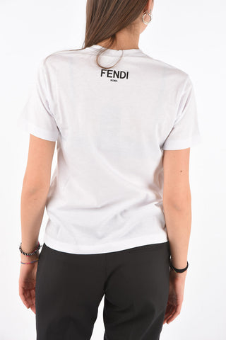 Printed GLORIA T-shirt with Sequined Embroidery