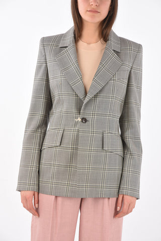 Single-breasted LOU LOU District Check Blazer