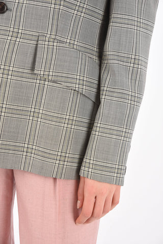 Single-breasted LOU LOU District Check Blazer