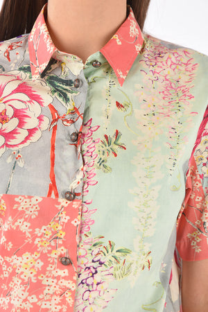 Floral Patterned Short-sleeved Shirt