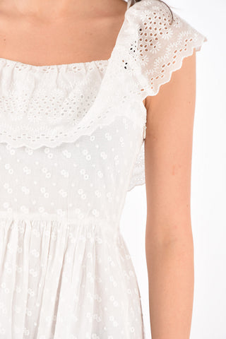Cold-shoulder Asymmetric TIMORIA Sangallo Dress