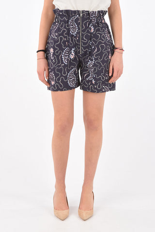 Front Zipped NAWEL Cotton Shorts