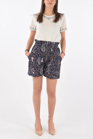Front Zipped NAWEL Cotton Shorts