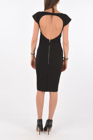TECUATL Zipped EASY SARAH Bare Back Sheath Dress